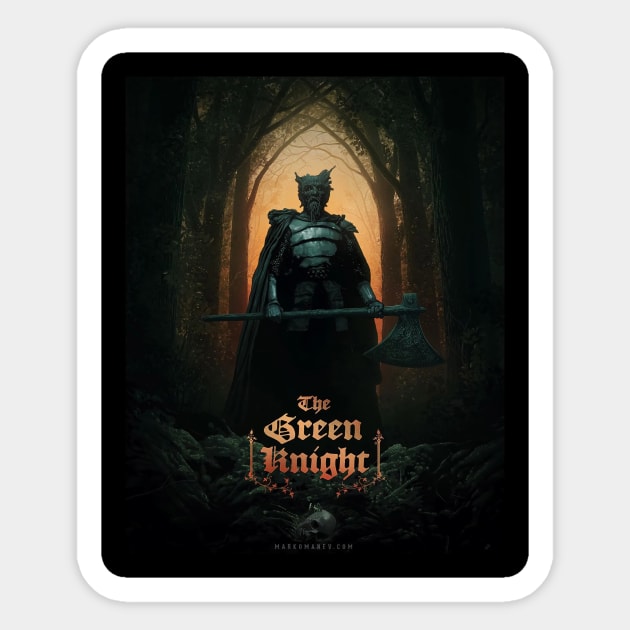 the green knight Sticker by stephens69